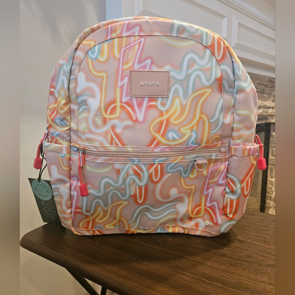 Kane Kids Backpack Oversized Neon
